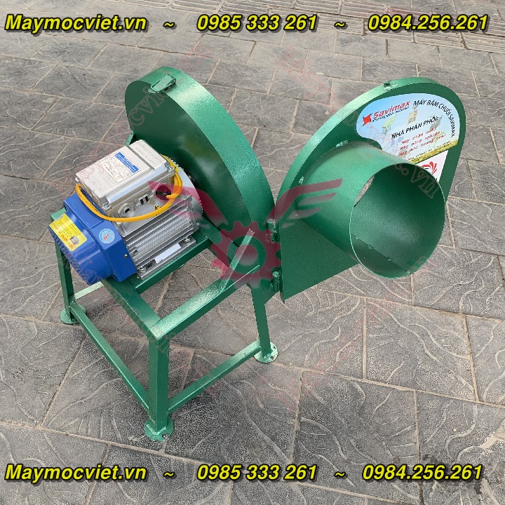 Máy băm chuối mịn cửa ngang chạy điện năng suất 1 tấn/ giờ