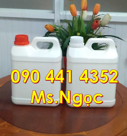 Can nhựa đựng hóa chất 1 lít, 2 lít, 4 lít, 5 lít vuông , tròn tại TPH
