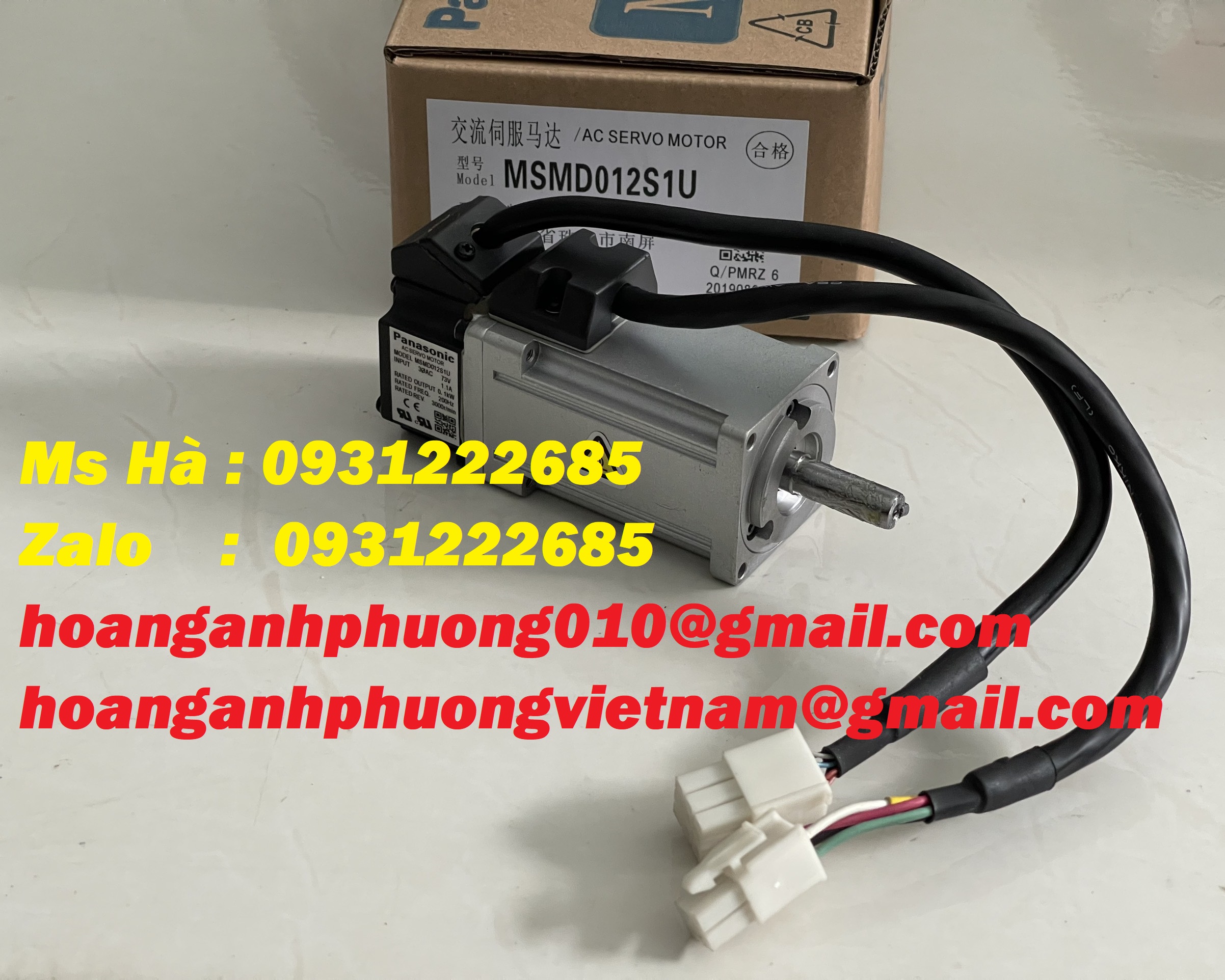 Panasonic động cơ MSMD012S1U giao hàng nhanh chóng - Bình Dương