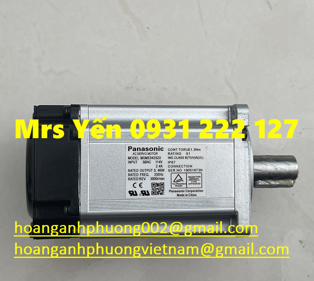 Đông cơ MSME042S2U Panasonic chính hãng giá tốt tại Bình Dương
