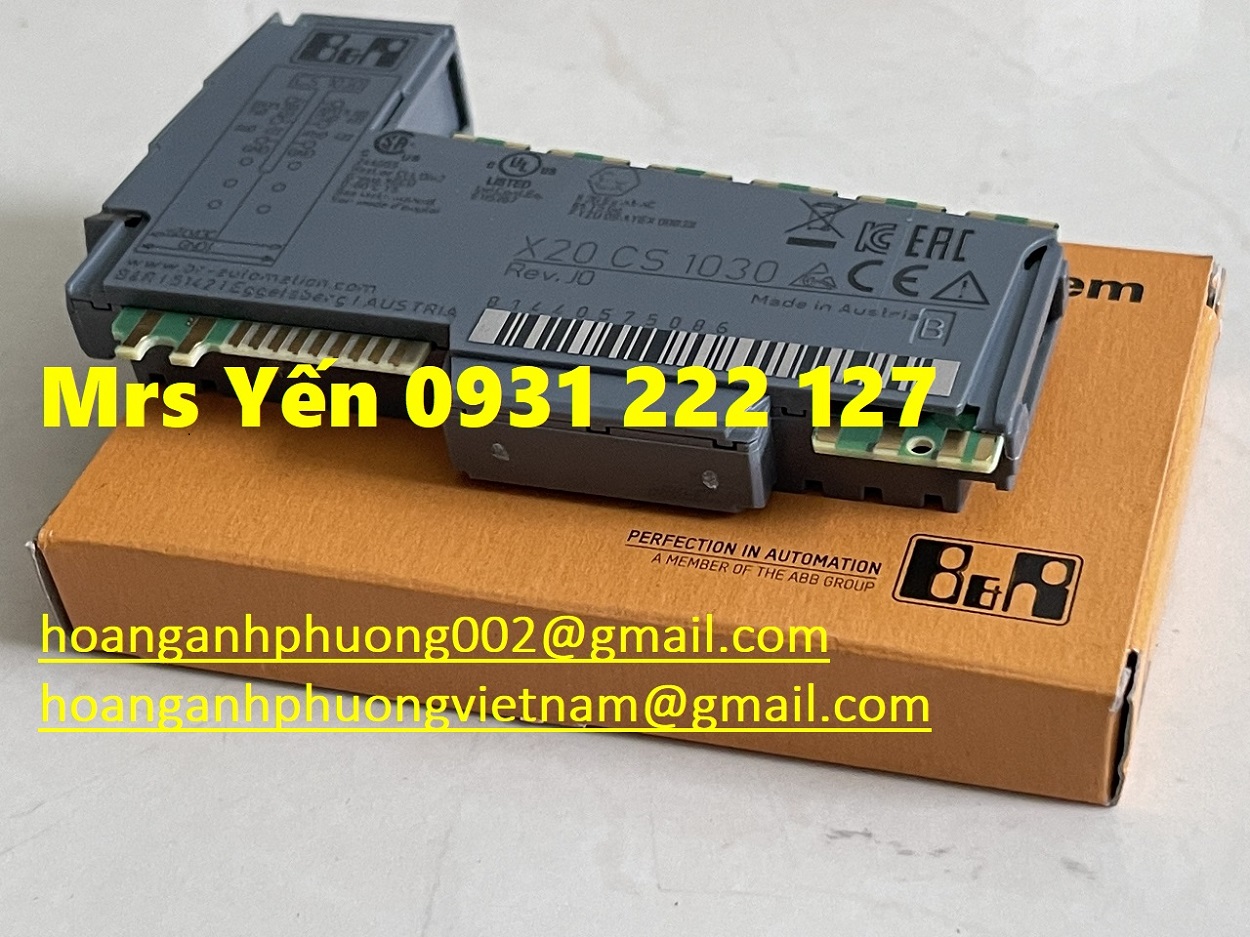 X20CS1030 Mô đun B&R nhập khẩu giá tốt tại Bình Dương