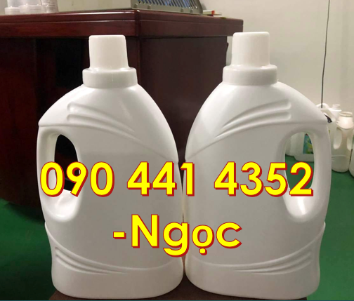 Can nhựa 1L đựng nước rửa chén, bình nhựa 1.5 lít đựng nước giặt xả