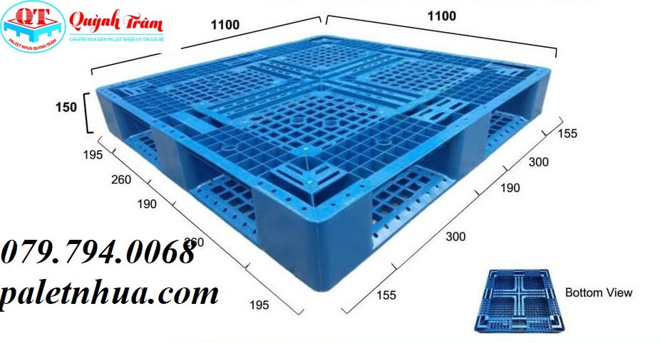 Pallet nhựa xuất khẩu và những yêu cầu kỹ thuật đảm bảo