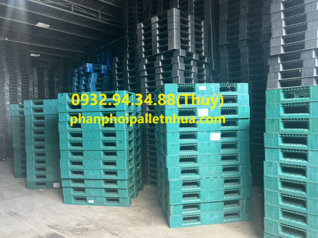 cung cấp pallet nhựa cũ tại Bình Dương, giao hàng miễn phí