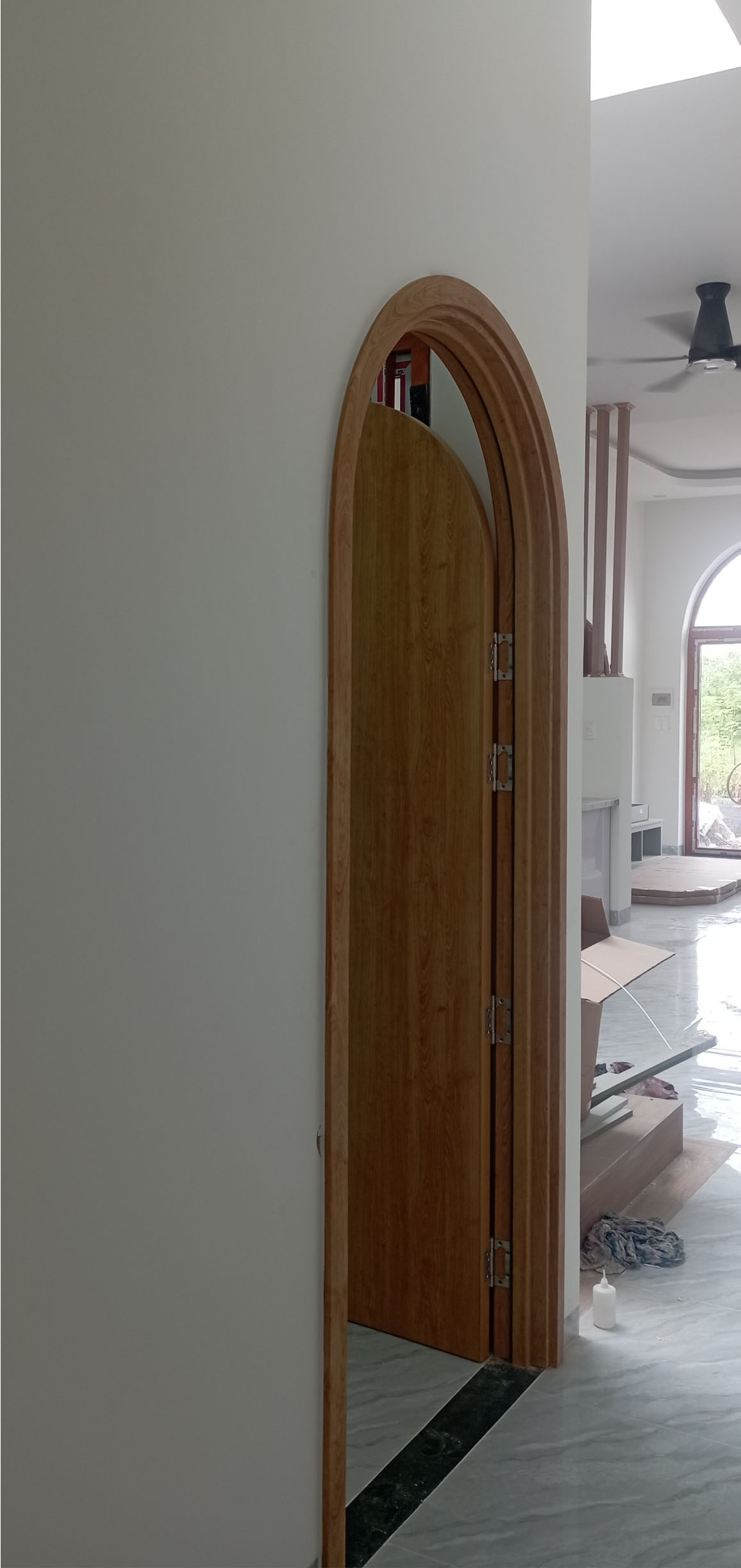 Cửa vòm nhựa composite tại Quận 6 - TP HCM