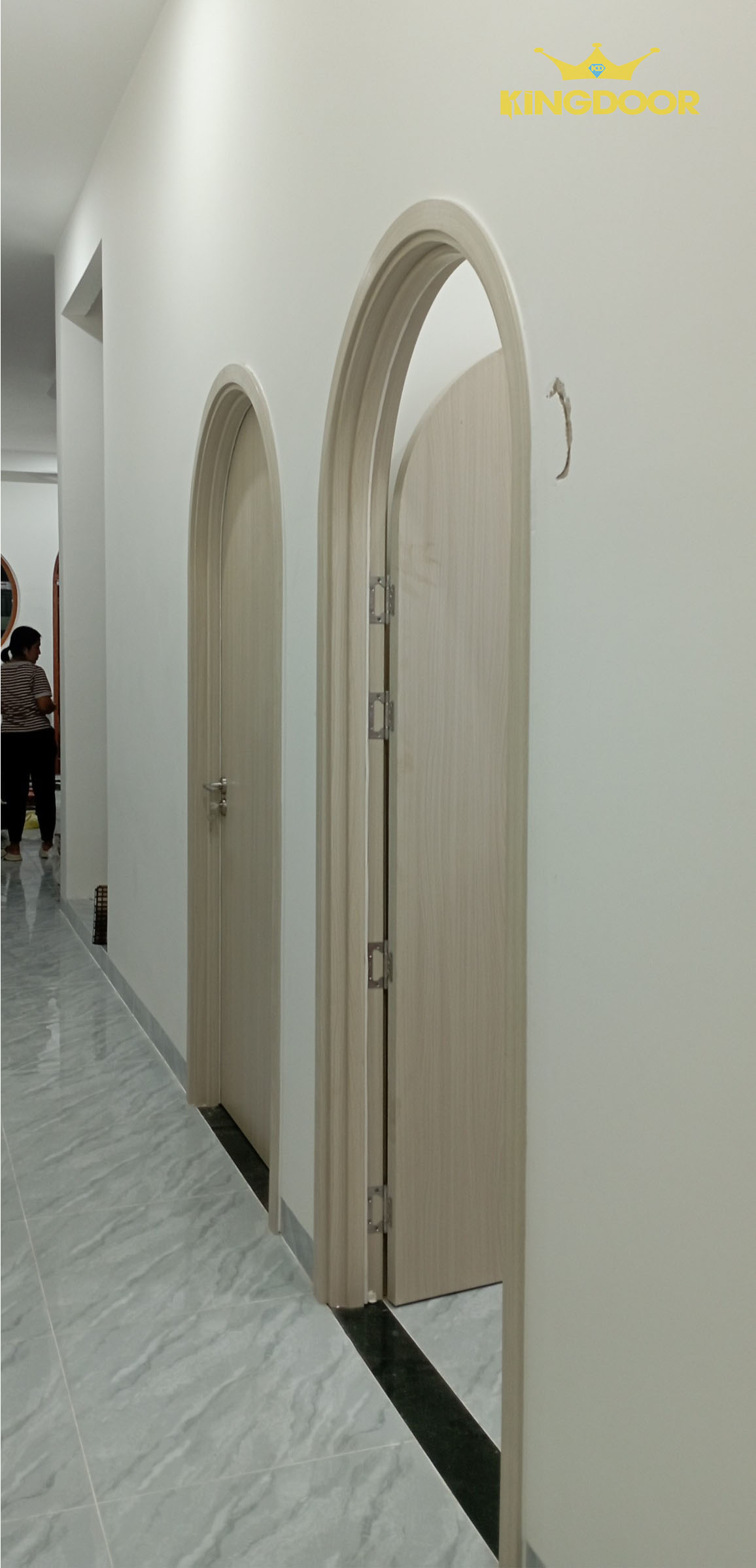 Cửa vòm nhựa composite tại Quận 6 - TP HCM