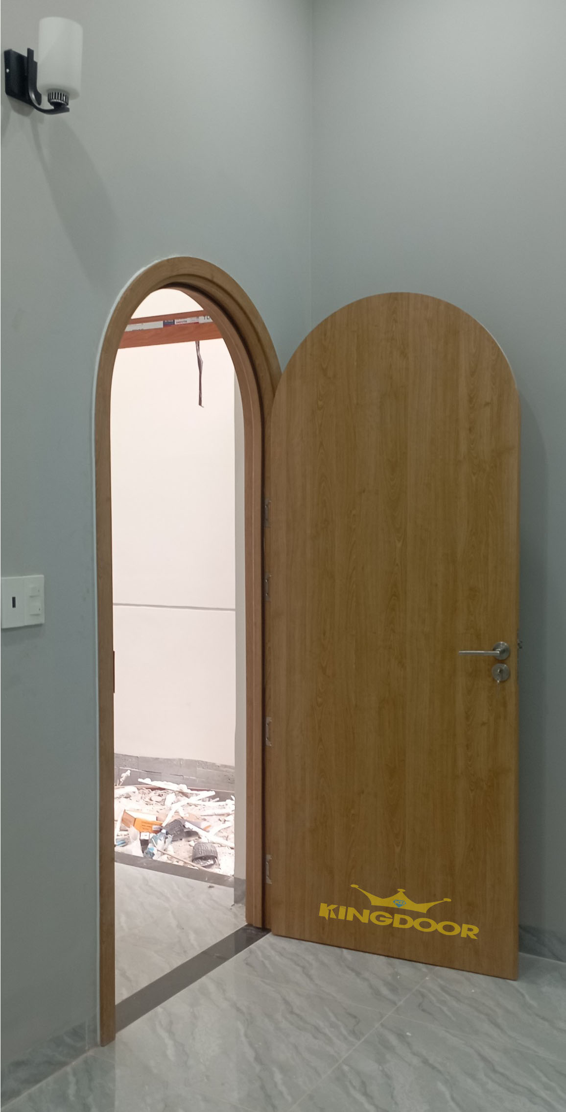Cửa vòm nhựa composite tại Quận 6 - TP HCM