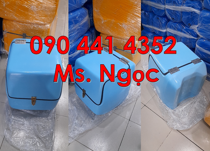 Thùng giao hàng sau xe máy, thùng chở hàng tiếp thị, thùng ship hàng
