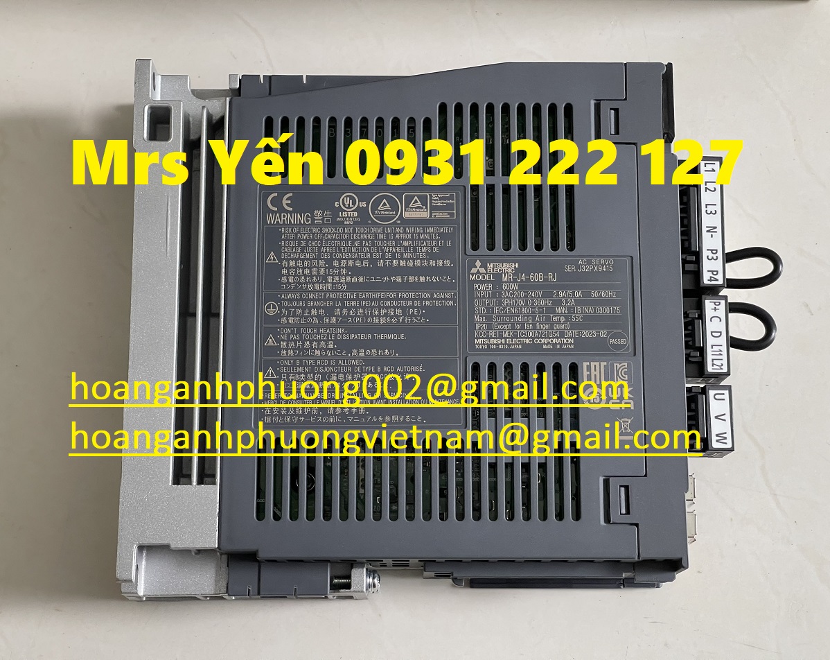 MR-J4-60B-RJ  Bộ điều khiển Mitsubishi giá nhập tốt tại Bình Dương