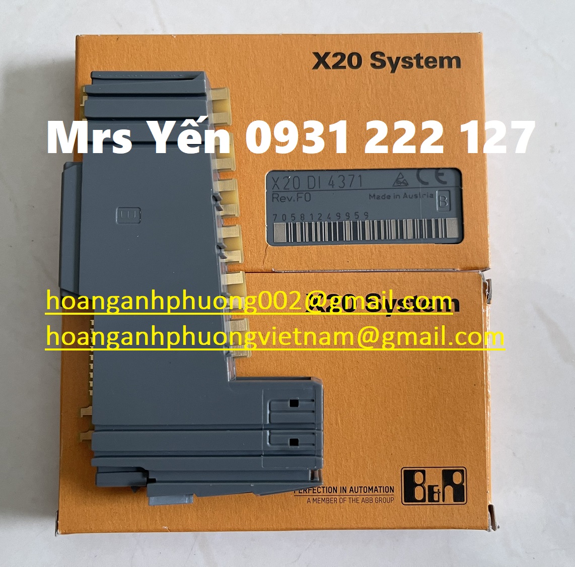 X20DI4371 Mô đun B&R giá cạnh tranh tại Hoàng Anh Phương