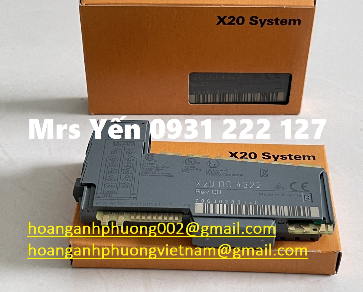 X20D04322 Mô đun B&R giá nhập tốt toàn quốc