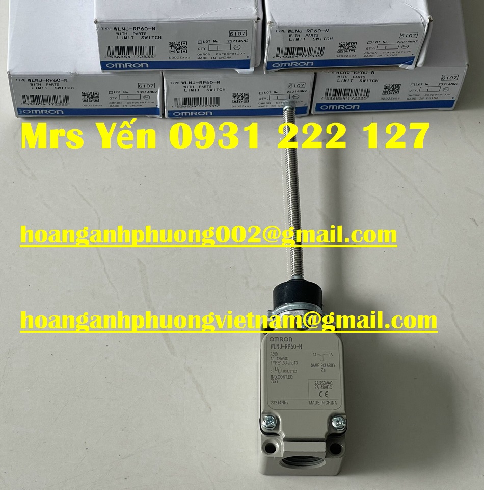 Công tắc hành trình WLNJ-RP60-N Omron nhập khẩu giá cạnh tranh