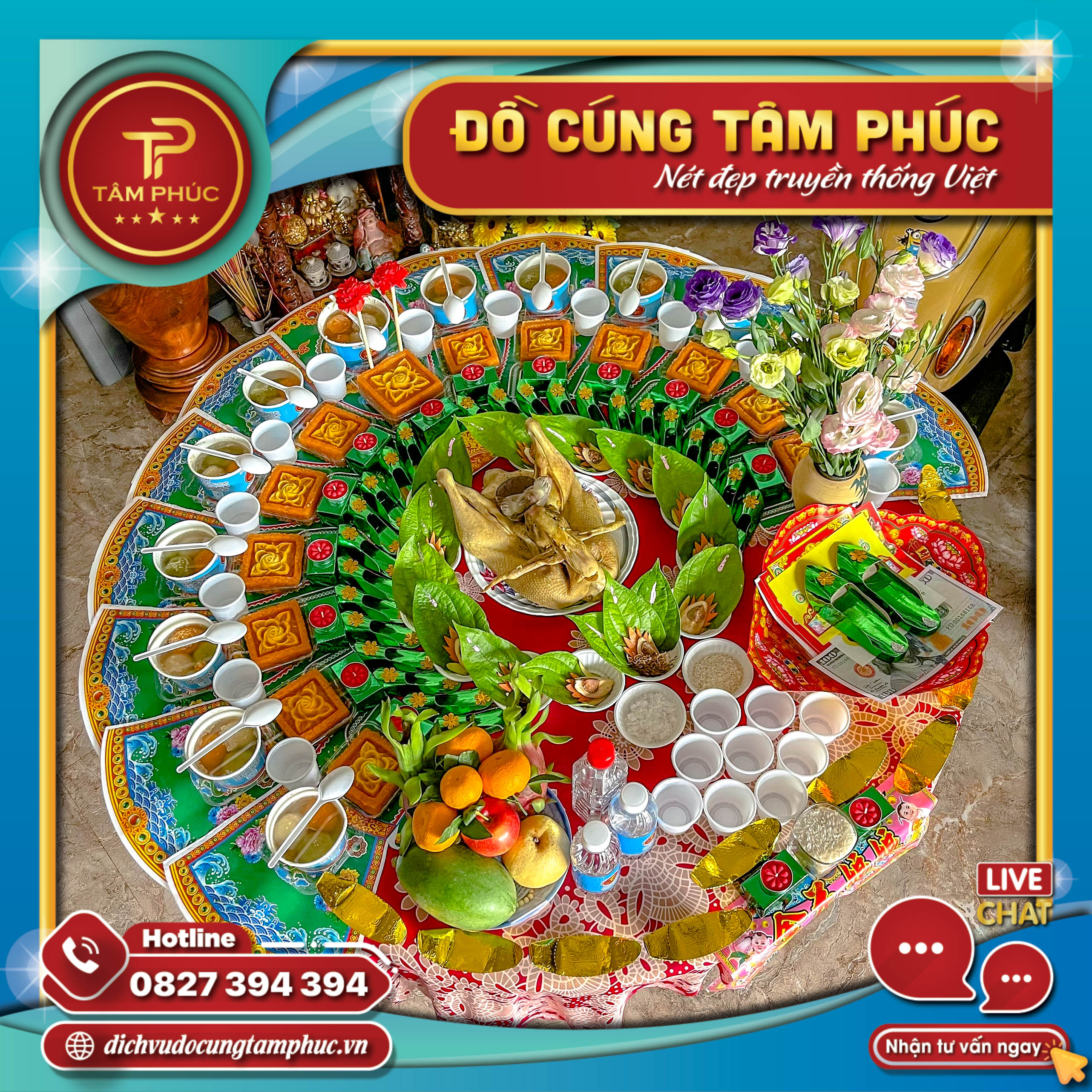 Mâm cúng Căn 3,6,9,12 tuổi cho bé Trai và bé Gái