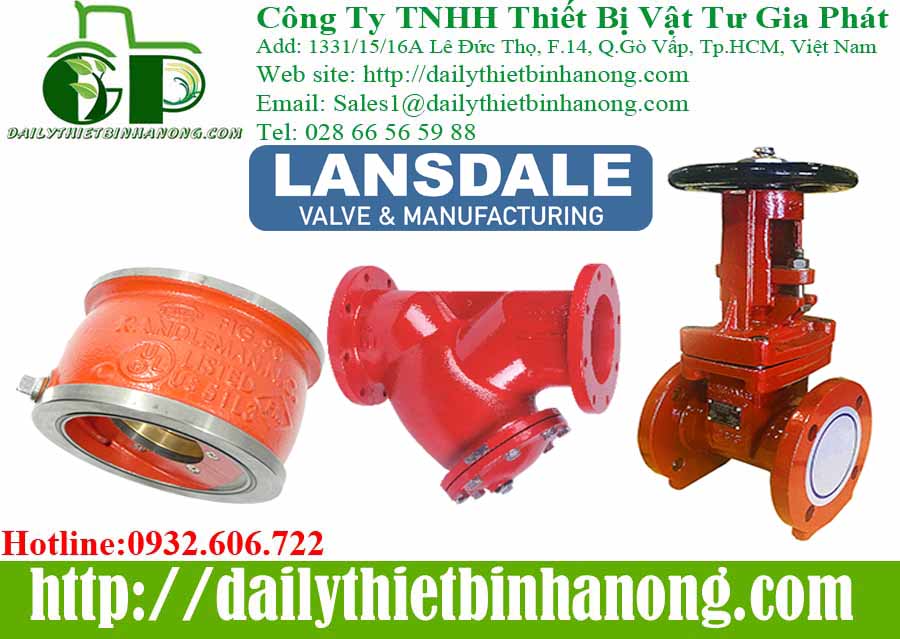 Van một chiều, van kiểm tra, van điều khiển Lansdale