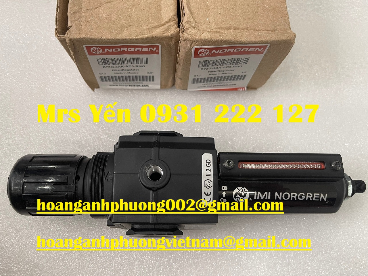 B73G-AD3-RMG Bộ lọc điều chỉnh Norgren chuẩn hàng giá tốt