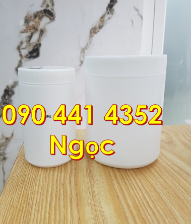 Hủ nhựa 1kg đựng kẹo nho, hủ nhựa 500gr đựng bột giảm cân,hủ nhựa 250g