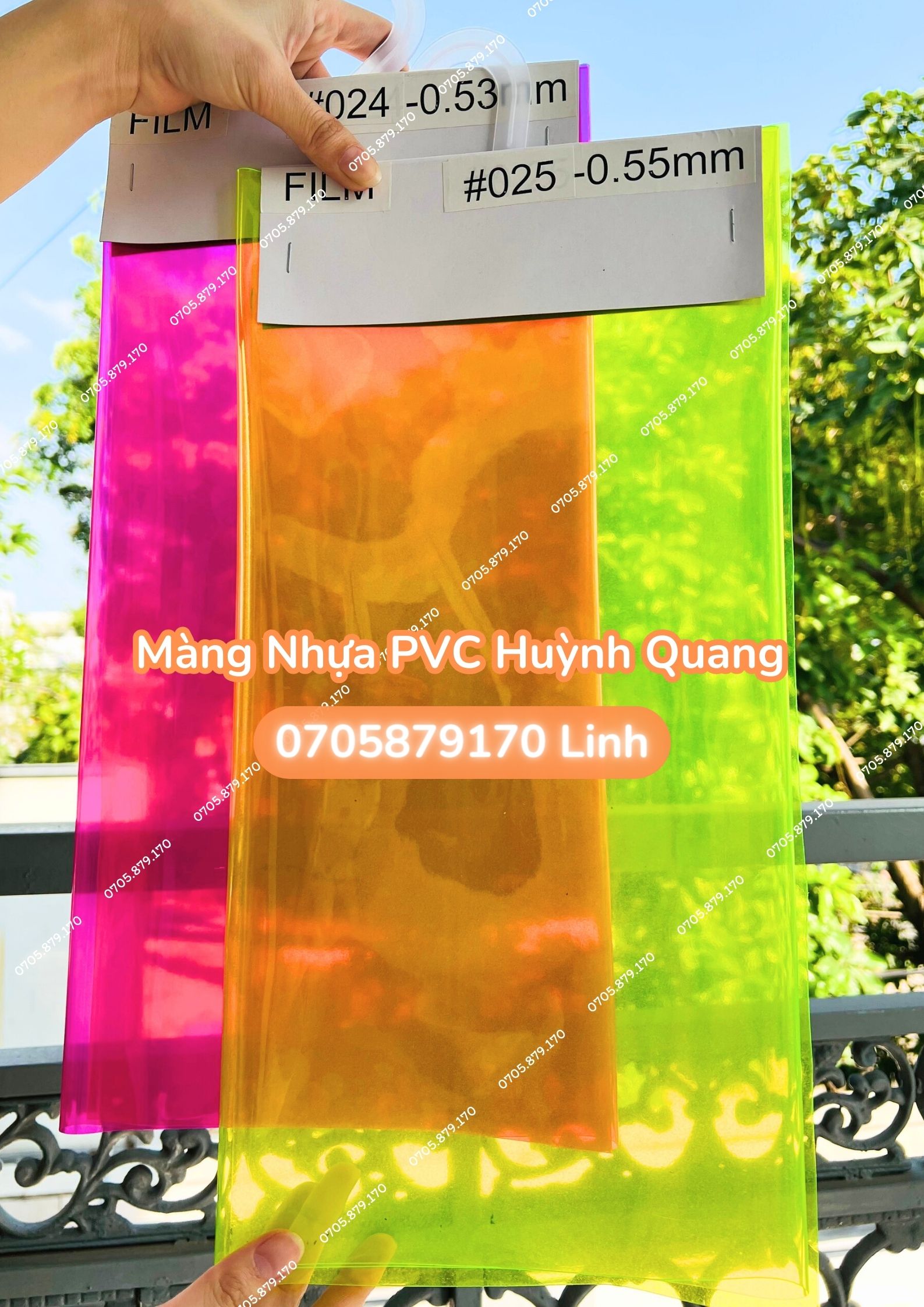 Màng Nhựa PVC Huỳnh Quang (Hàng Mới Về)