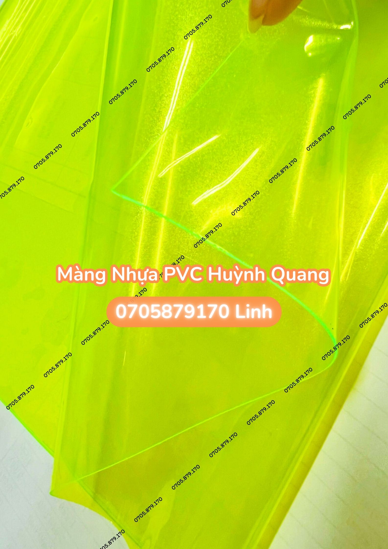 Màng Nhựa PVC Huỳnh Quang (Hàng Mới Về)
