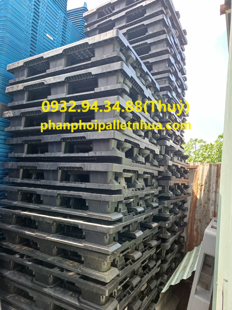 pallet nhựa cũ tại Bến Tre, liên hệ 0932.94.34.88