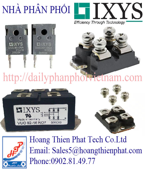 Thiết bị bán dẫn IXYS tại Việt Nam.