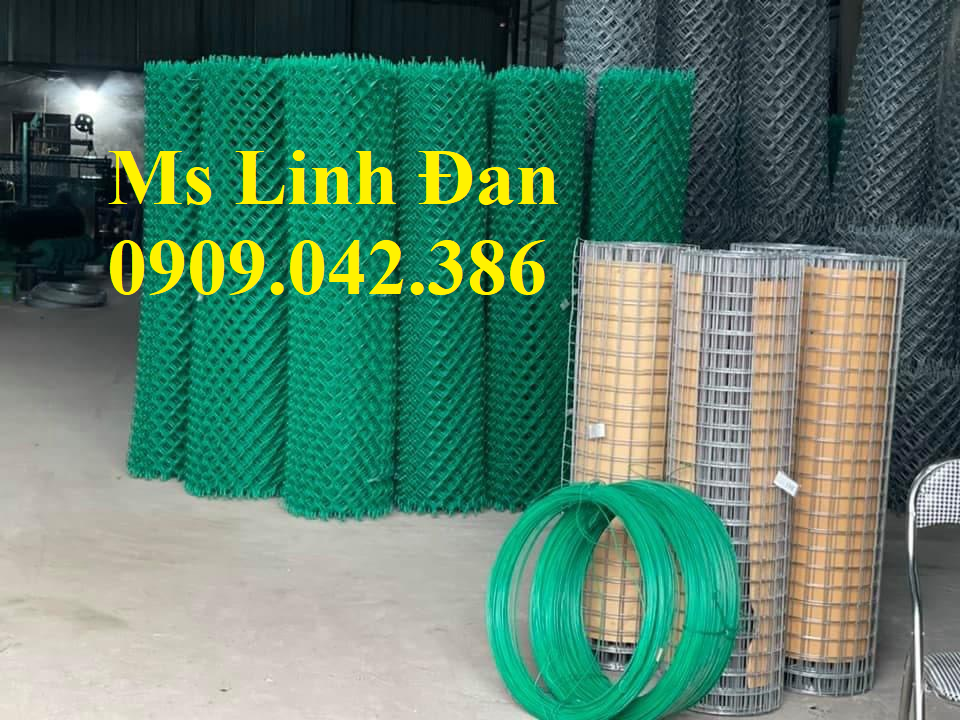 Lưới b40 bọc nhựa,lưới b40,lưới b40 làm hàng rào ô 50x50mm,60x60mm