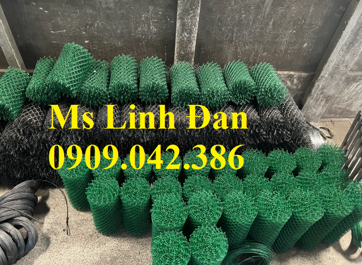 Lưới b40 bọc nhựa,lưới b40,lưới b40 làm hàng rào ô 50x50mm,60x60mm