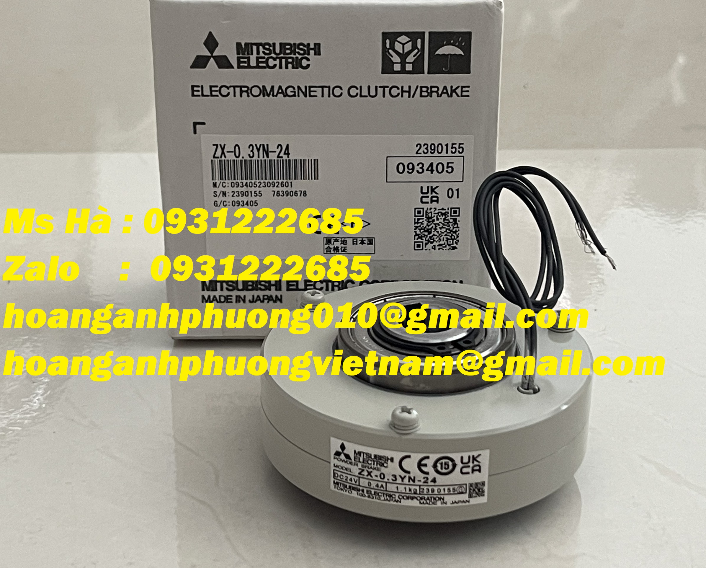 Bộ thắng từ chính hãng ZX-0.3YN-24 mitsubishi - ưu đãi về giá
