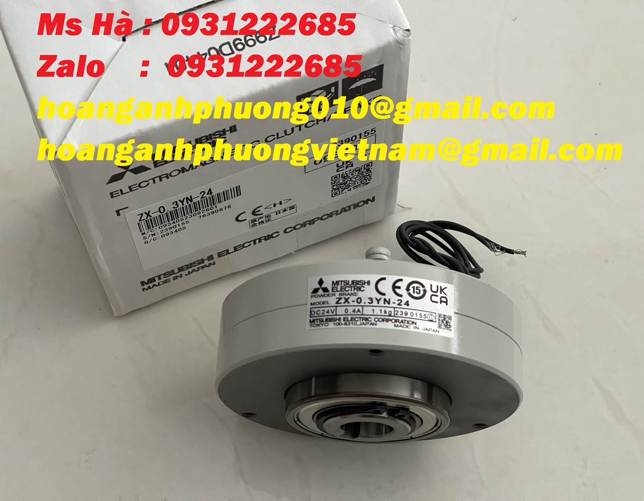 Bộ thắng từ chính hãng ZX-0.3YN-24 mitsubishi - ưu đãi về giá