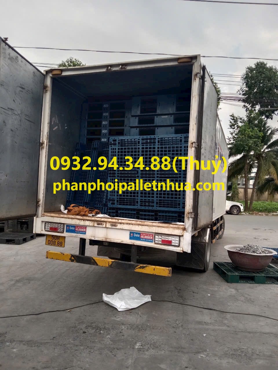 pallet nhựa cũ tại An Giang, liên hệ 0932.94.34.88