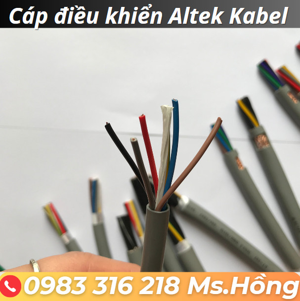Cáp điều khiển 8x0.5, 8x1.0,8x1.5...lõi đồng