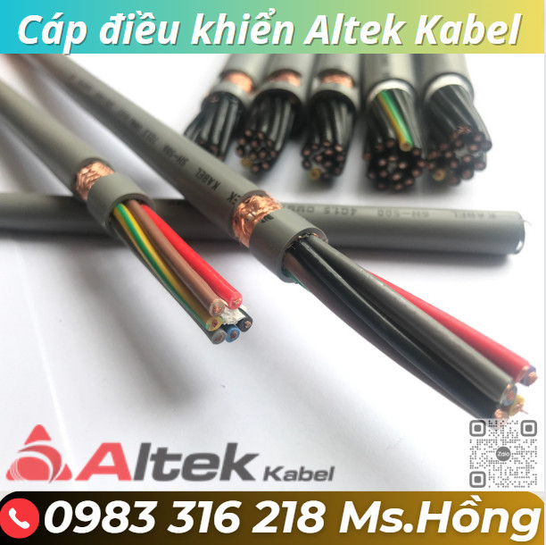 Cáp điều khiển 8x0.5, 8x1.0,8x1.5...lõi đồng