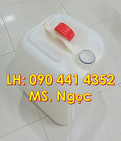 Thùng nhựa 10 lít, can nhựa 20 lít dày, thùng nhựa 25 lít đựng axit
