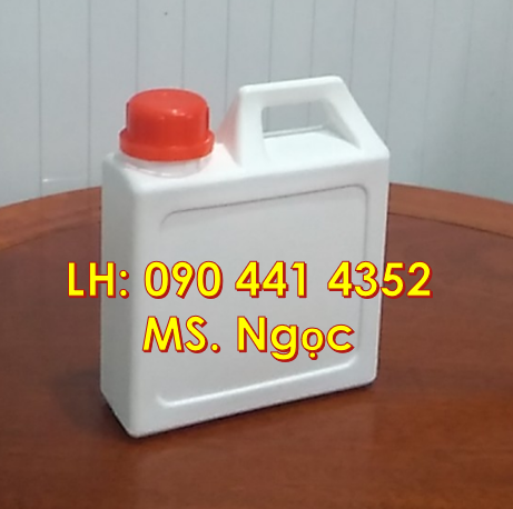 Can nhựa 5 lít đựng hóa chất, vỏ can nhựa 4 lít đựng thuốc nhuộm CN,