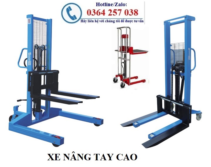 Xe nâng tay thấp, xe nâng tay cao giá rẻ trên Toàn quốc