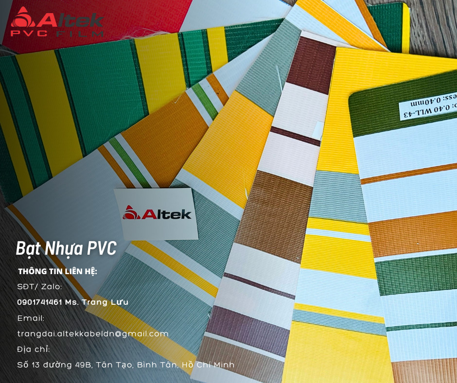 Bạt nhựa pvc dọc nhiều màu làm mái che tại Hồ Chí Minh