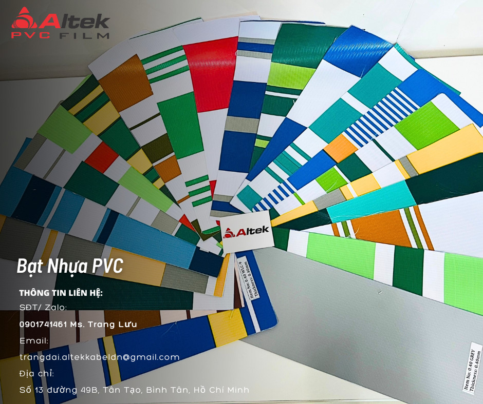 Bạt nhựa pvc dọc nhiều màu làm mái che tại Hồ Chí Minh