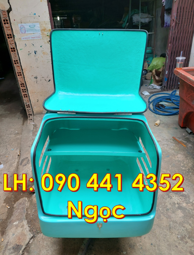 Thùng ship hàng giữ nhiệt, thùng ship cà phê sữa, thùng giao hàng xe m