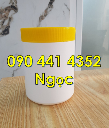 Hủ nhựa đựng mực in 500gr, hủ nhựa 1kg đựng thuốc nhuộm tóc,