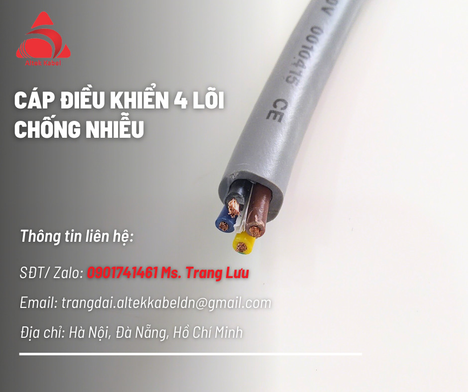 Cáp điều khiển 30 lõi altek kabel không chống nhiễu