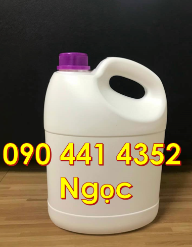 Can nhựa 5 lít vàng, can 2 lít đựng cồn, can nhựa 1 lít đựng thuốc