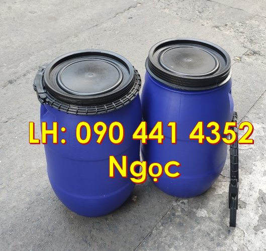 Thùng phuy nhựa 120 lít đựng dung dịch, thùng phuy nhựa 150 lít