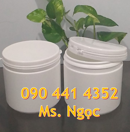 Bán hủ nhựa 1kg đựng hương liệu, hủ nhựa 0.5kg đựng hóa mỹ phẩm