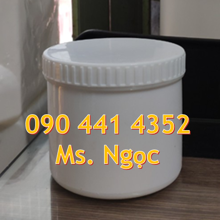 Bán hủ nhựa 1kg đựng hương liệu, hủ nhựa 0.5kg đựng hóa mỹ phẩm