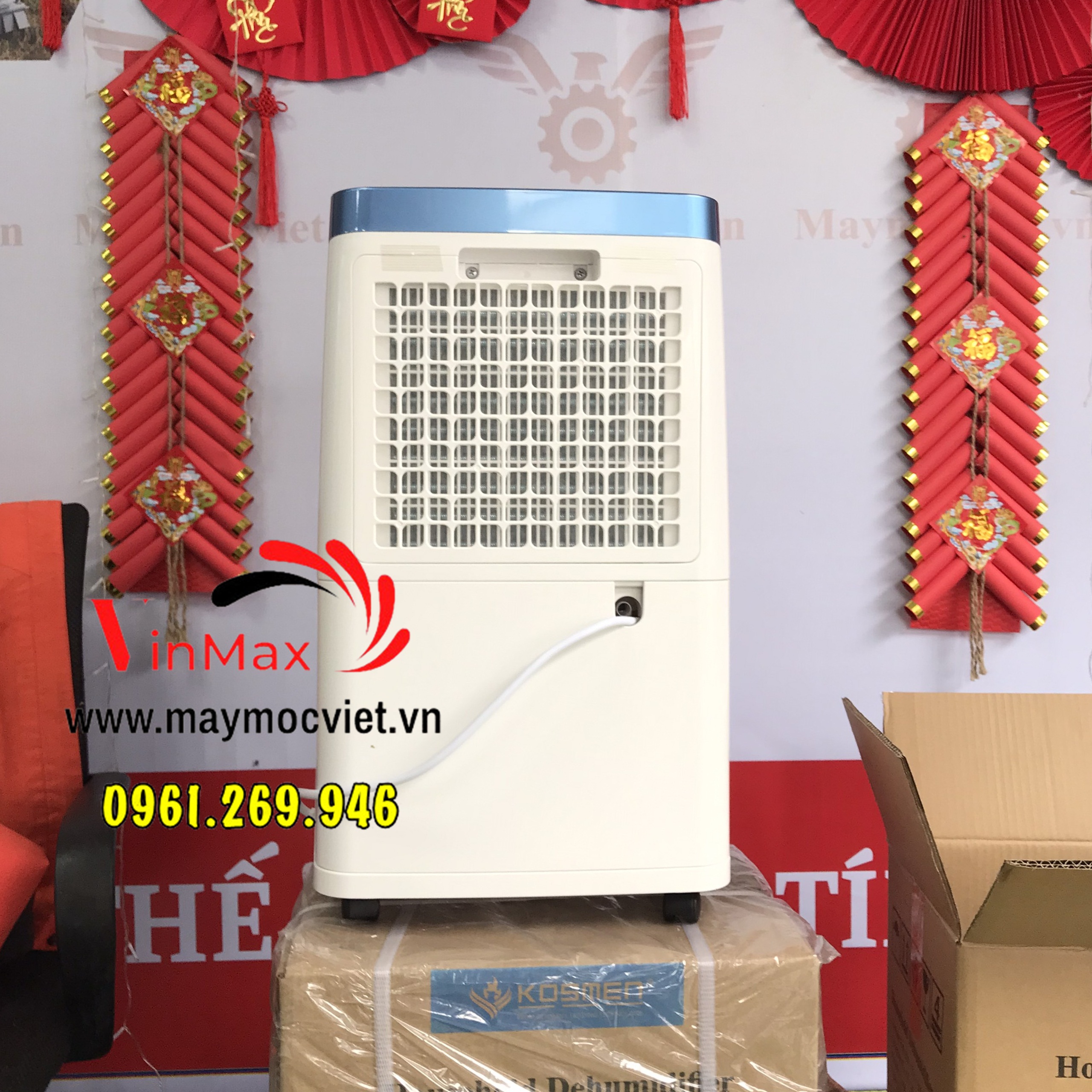 Máy hút ẩm Kosmen KM20N công suất 20L bảo vệ gia đình mùa nồm ẩm