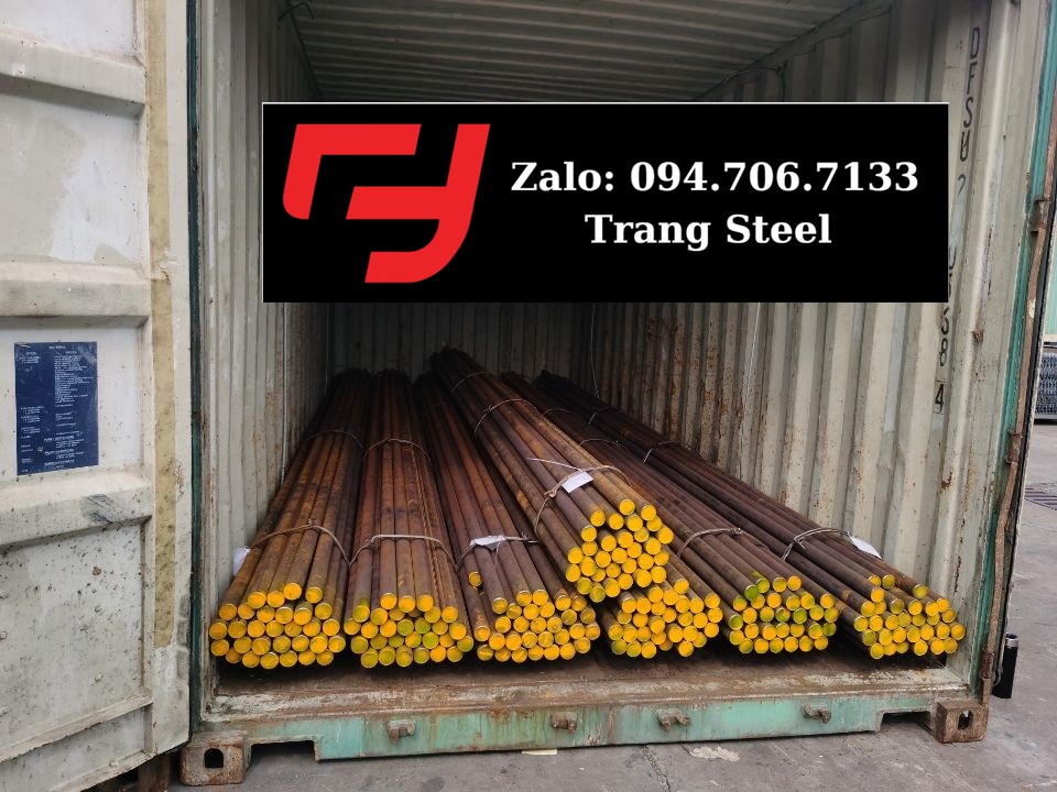 Thép tròn cán nóng/Hot rolled round bar SS400, Q235,......