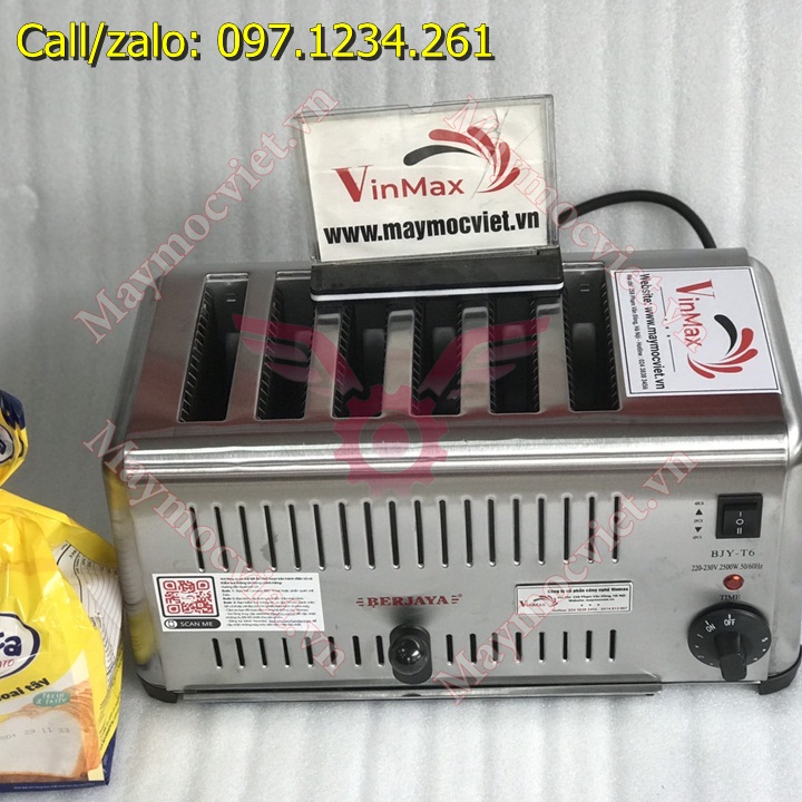 Máy nướng bánh mỳ gối Berjaya BJY-T6 giá rẻ