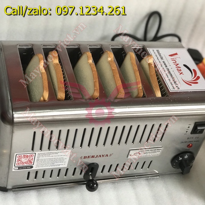 Máy nướng bánh mỳ gối Berjaya BJY-T6 giá rẻ