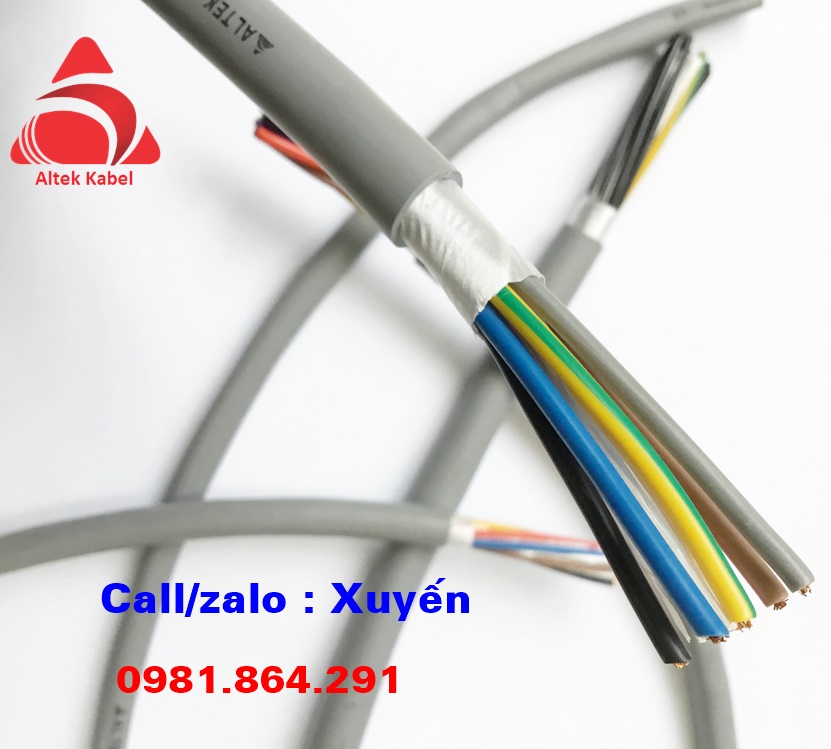Chuyên cung cấp cáp điện 5x0.5,5x0.75,5x1.0,5x1.5mm2 Altek