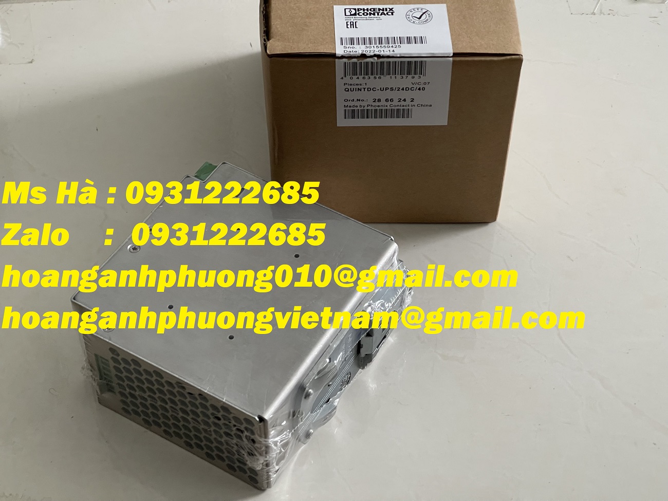Bộ nguồn QUINT-DC-UPS/24DC/40 phoenix contact nhập khẩu