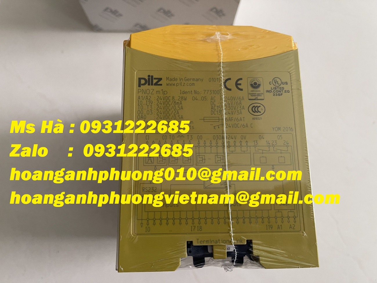 773100  PNOZ m1p  hãng Pilz  bộ điều khiển an toàn chính hãng